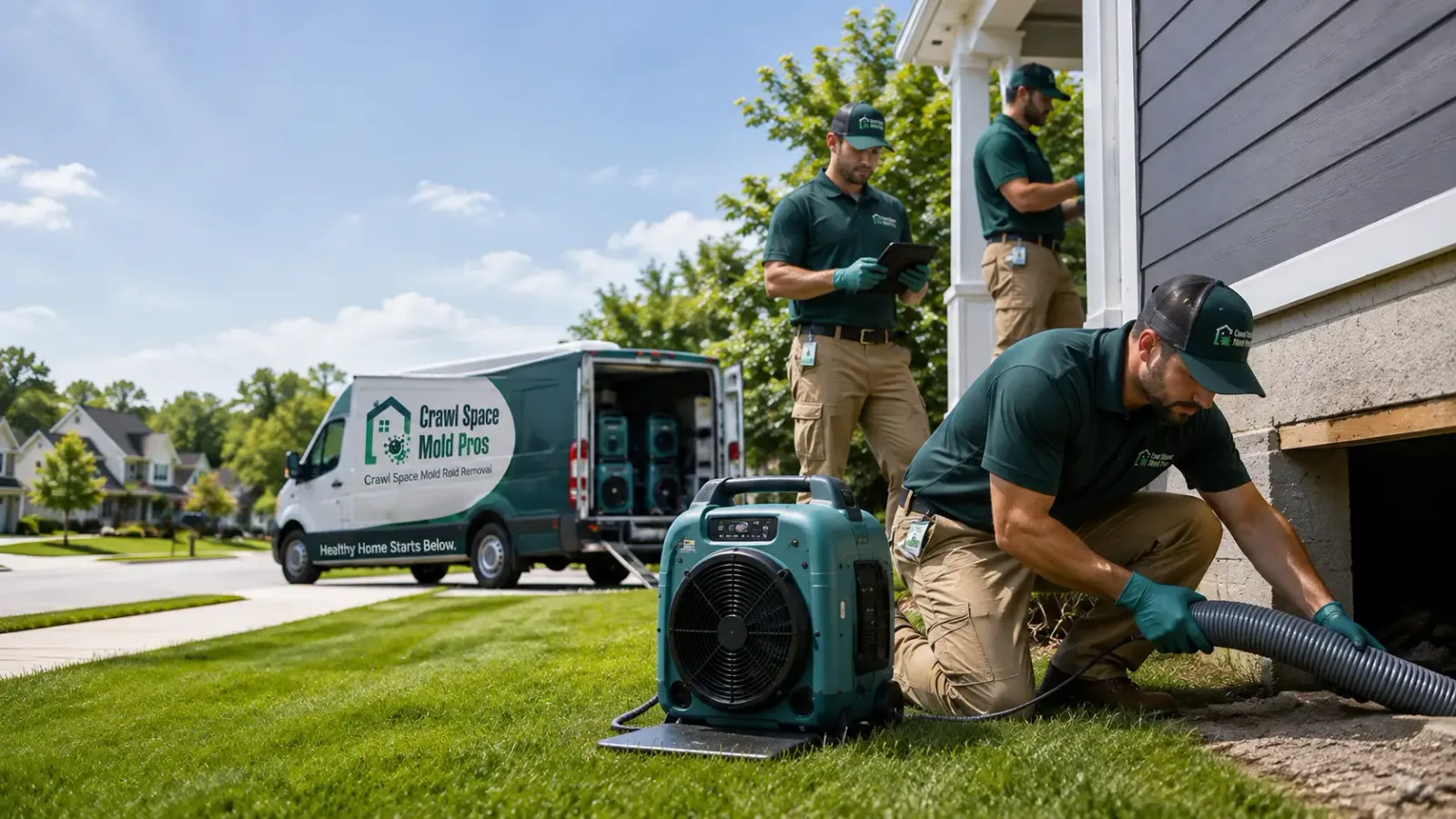 Crawl Space Mold Removal in Irvona, PA